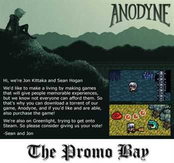 The Promo Bay Proudly presents Anodyne!