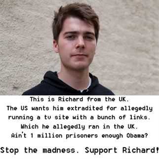 Support Richard from being extradited to the US!